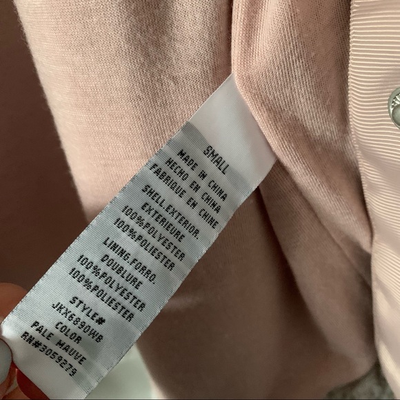 Pale Mauve Teddy Jacket - Picture 6 of 6